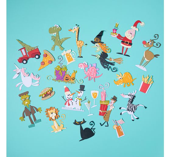 Sizzix Thinlits punching template "Infinite Doodles #1"