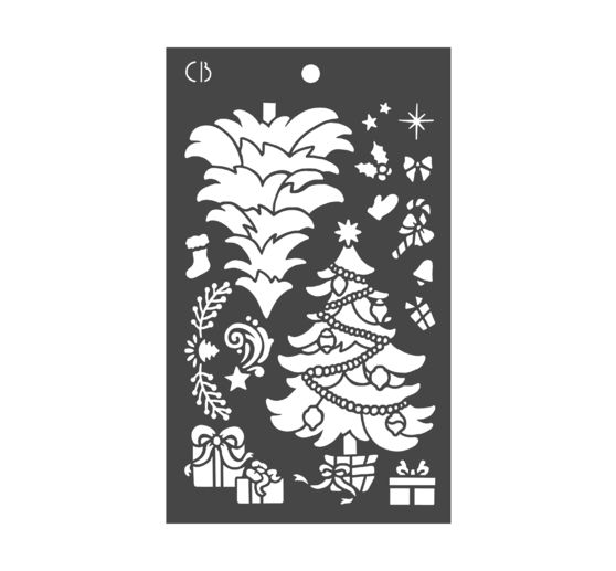 Stencil "Christmas tree"