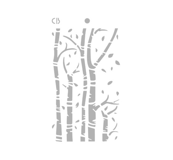 Schablone "Birch trees"