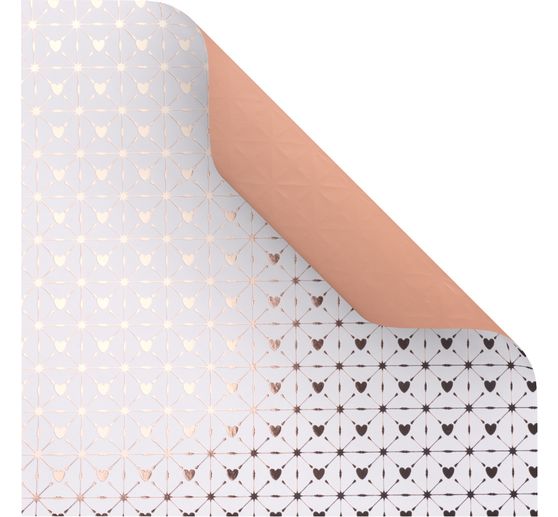 Faltpapier "X-Mas Roségold"
