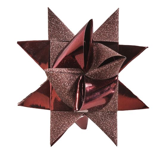 Papierstreifen "Glitter, Schokobraun"