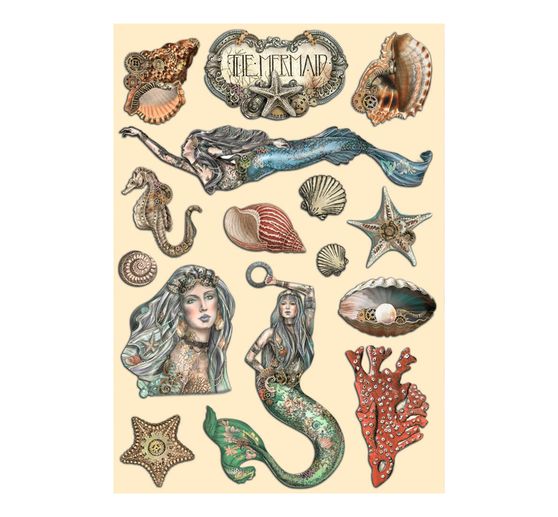 Lasercut motif "Songs of the Sea - Mermaid"