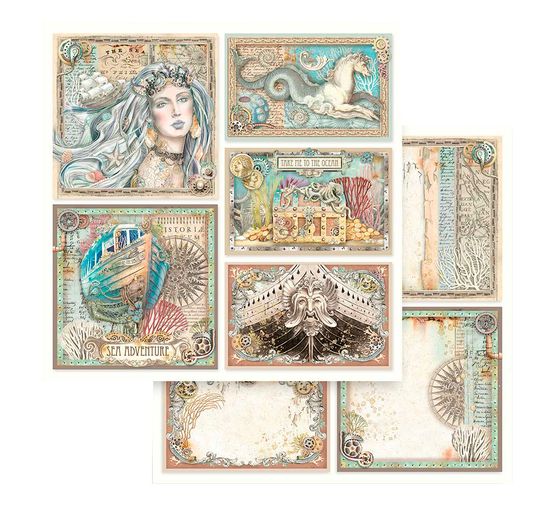Scrapbook block "Songs of the Sea"