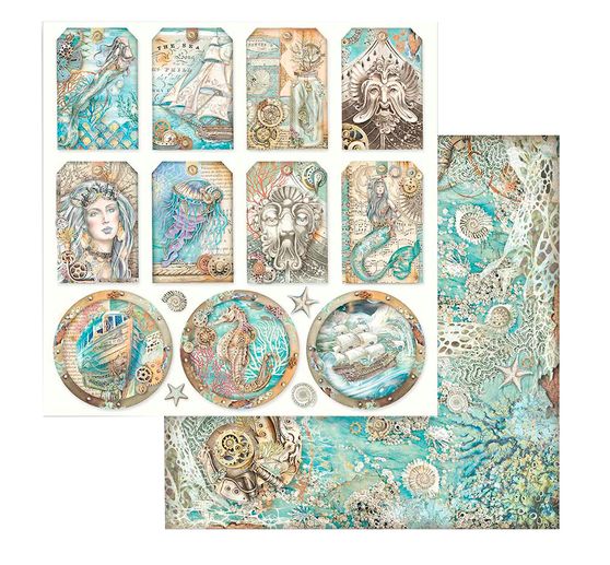 Scrapbook block "Songs of the Sea"