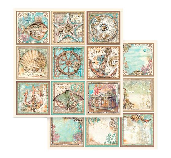 Scrapbook block "Songs of the Sea"