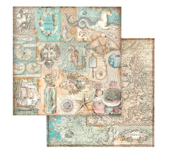Scrapbook block "Songs of the Sea"