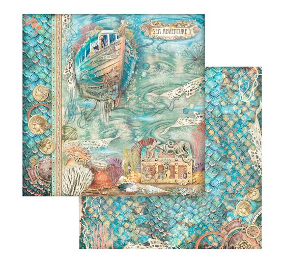 Scrapbook block "Songs of the Sea"