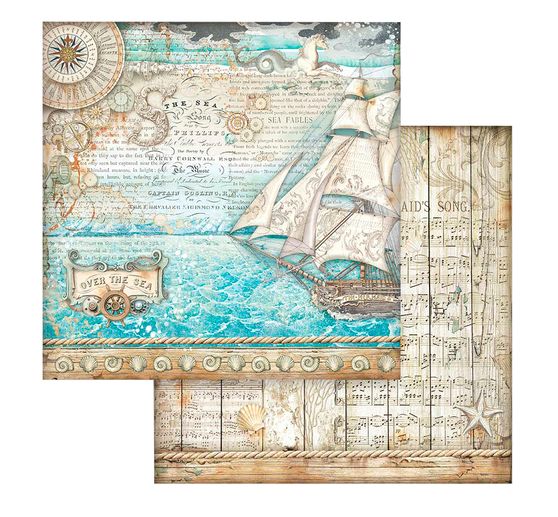 Scrapbook block "Songs of the Sea"