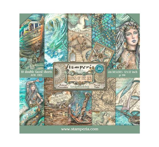 Scrapbook block "Songs of the Sea"