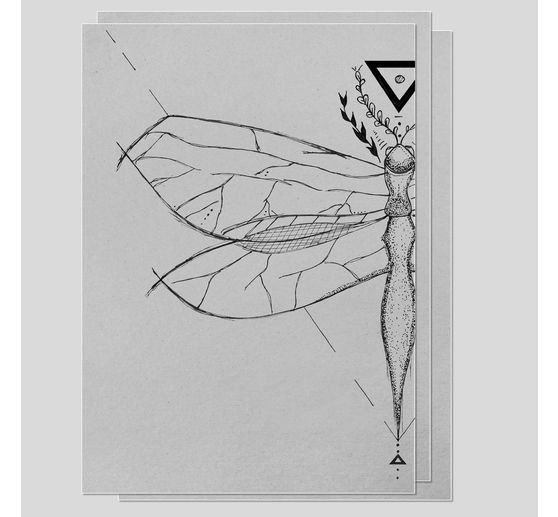 Zeichenkarton-Sortierung "Vintage & Grey Line"