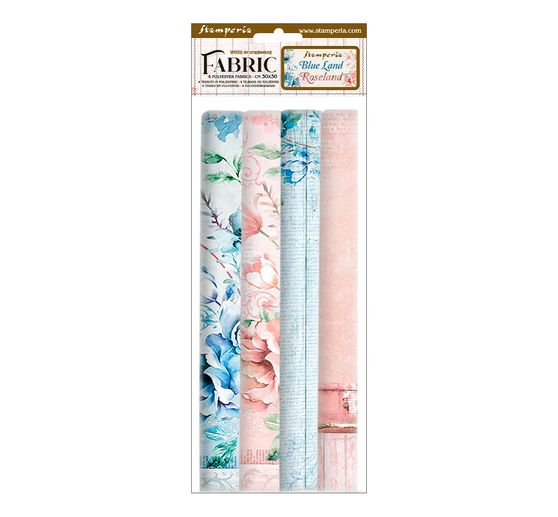 Stoffpaket "Blue and Roseland"