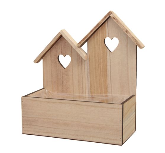 Wooden planter "Houses"