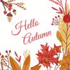 Serviette "Hello Autumn"