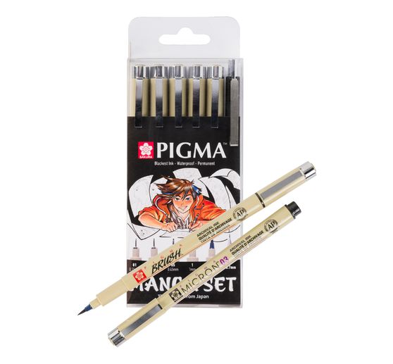 Sakura Pigma Micron "Manga Sammlung", 6er-Set