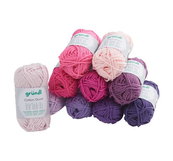 Gründl Cotton Quick Mini "Shades of Pink and Violet"