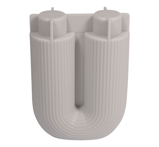 Silikon Gießform "U-Form Vase geriffelt"