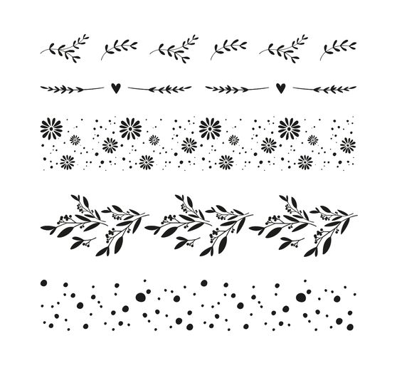 Clear Stamps "Flower motifs"