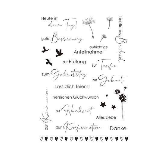 VBS Silicone stamp "Occasions"