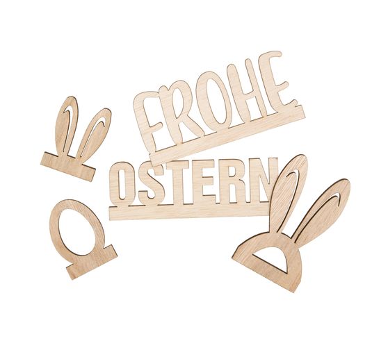 Scatter decorations "Frohe Ostern"