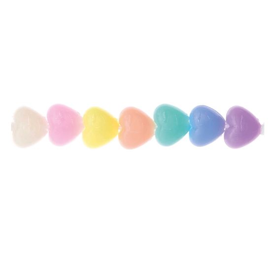 itoshii Perlen-Set "Herzen Pastell"