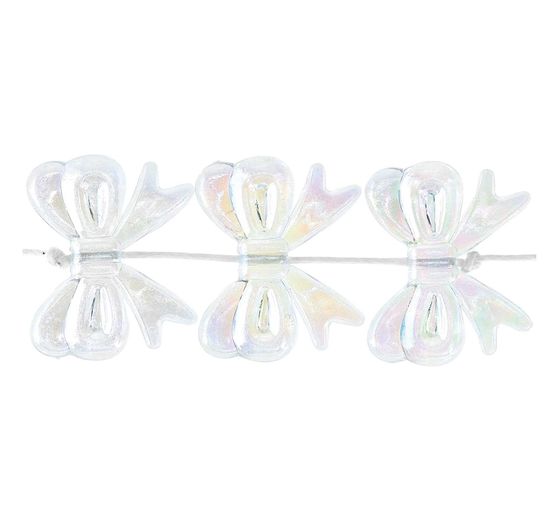 itoshii Perlen-Set "Schleifen Holografisch"