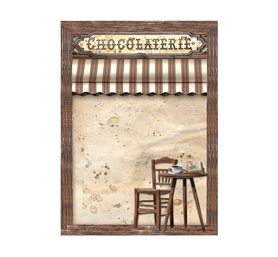 Motiv-Strohseide Backgrounds "Coffee and Chocolate"