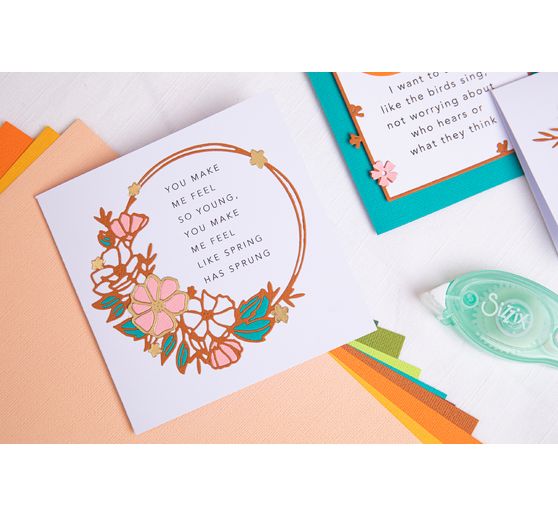 Sizzix Thinlits Punching template "Floral Round"