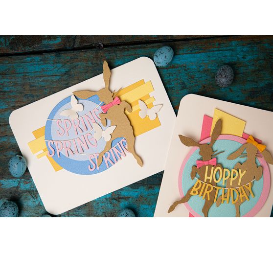 Sizzix Thinlits Stanzschablone "Hippity Hop by Tim Holtz"