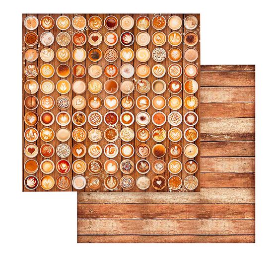 Scrapbook-Block "Coffee and Chocolate - Backgrounds"