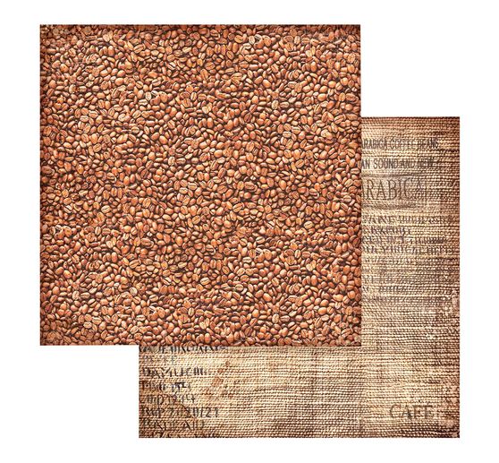 Scrapbook-Block "Coffee and Chocolate - Backgrounds"