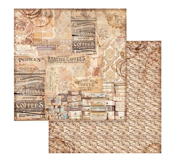Scrapbook-Block "Coffee and Chocolate - Backgrounds"
