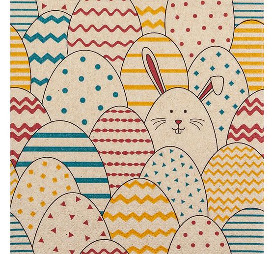 Serviette "Hasenversteck"