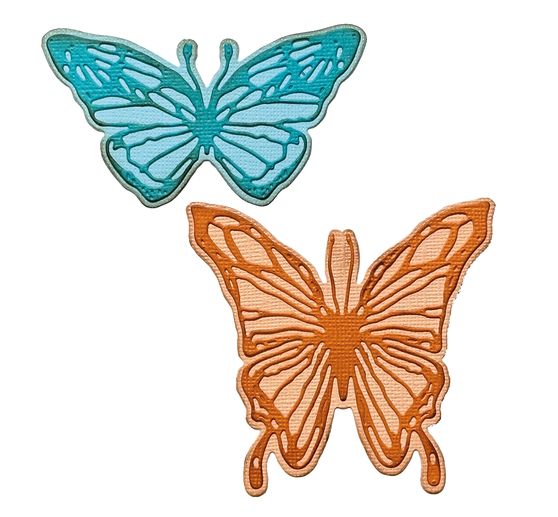Sizzix Thinlits Stanzschablone "Scribbly Butterfly by Tim Holtz"