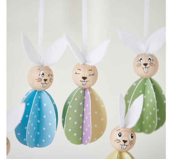 VBS Bastelset "Hasenfamilie"