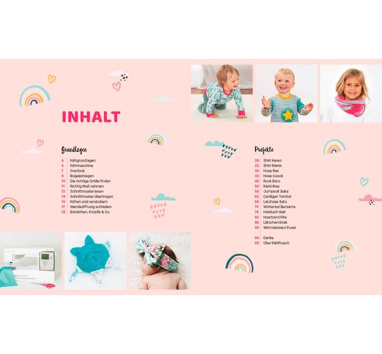 Buch "Nähen super easy - Kleidung für Babys und Kids"