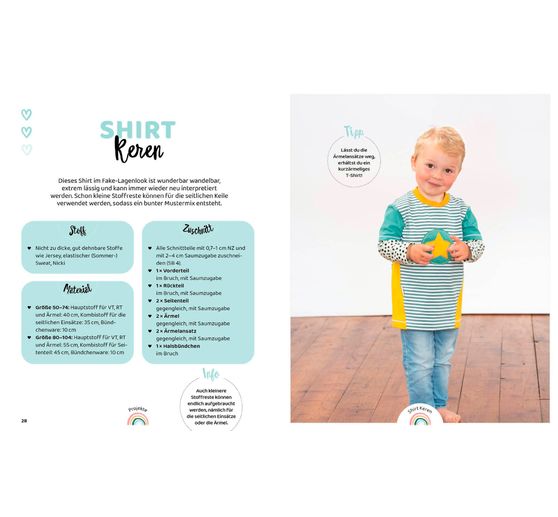 Buch "Nähen super easy - Kleidung für Babys und Kids"