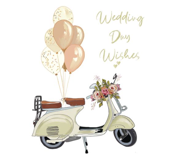 Serviette "Wedding Day Wishes"