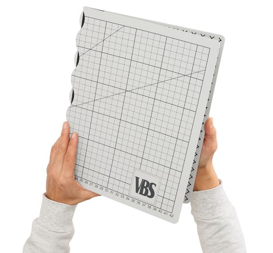 VBS Faltbare Schneidematte "Cool Grey"