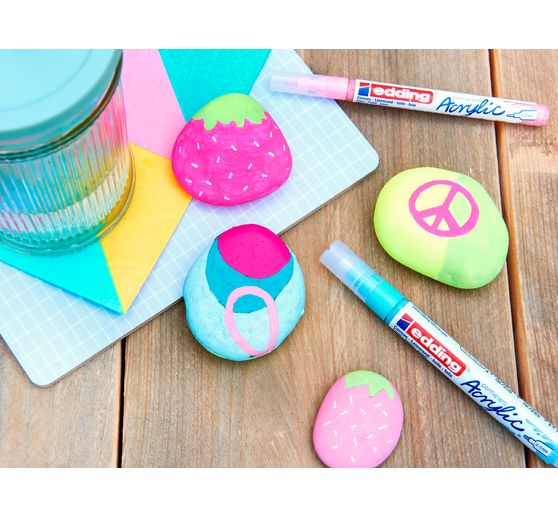 edding 5300 Acrylic "Acrylmarker - Basic", 5er-Set