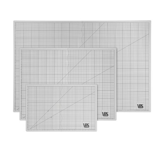 VBS Faltbare Schneidematte "Cool Grey"
