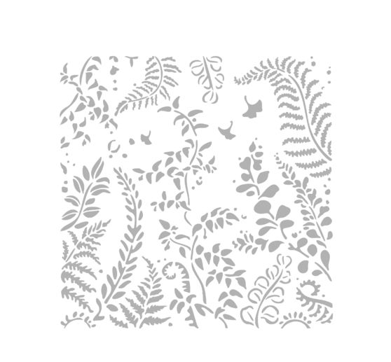 Schablone "Woodland - Leaves Ramage"