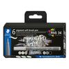STAEDTLER Pigment soft brush pen "Greys", 6er-Set