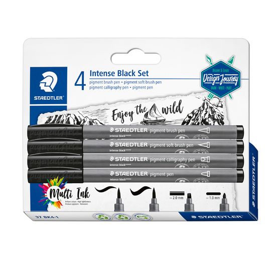 STAEDTLER Intense Black, 4er-Set