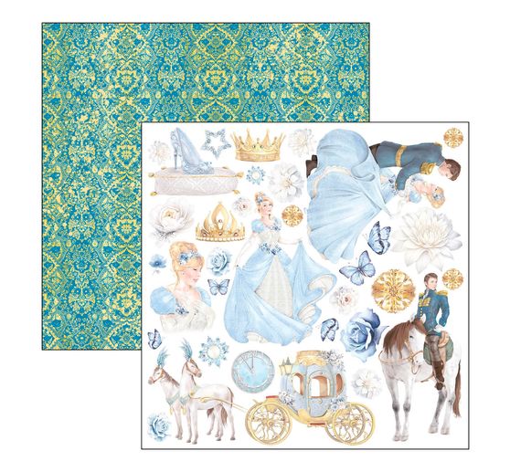 Scrapbook-Papier "Midnight Spell Patterns"
