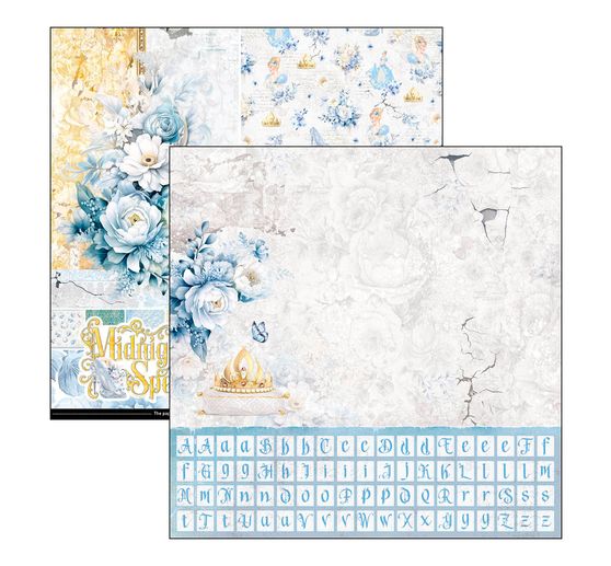 Scrapbook-Papier "Midnight Spell Patterns"