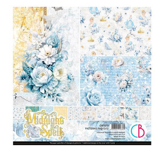 Scrapbook-Papier "Midnight Spell Patterns"