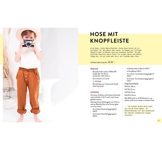 Book "Mini-Masterclass - Nähen mit Musselin für Kids"