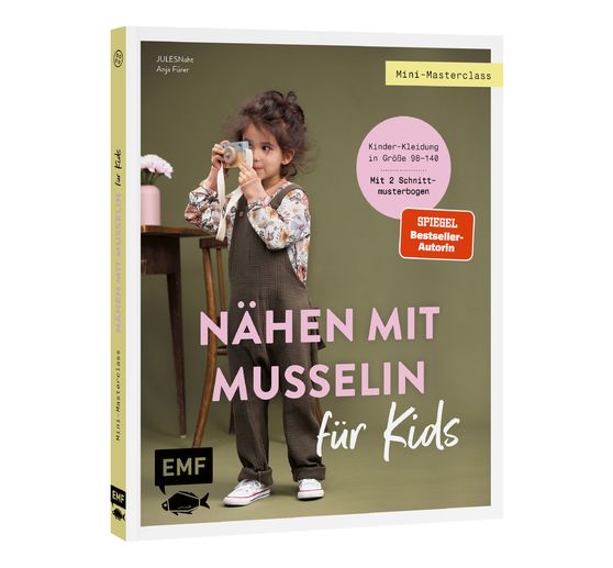 Buch "Mini-Masterclass - Nähen mit Musselin für Kids"