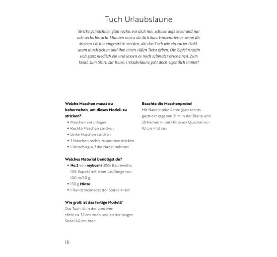 Book "Sommerliche Tücher stricken"