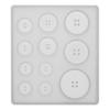 Silicone casting mould "Buttons"